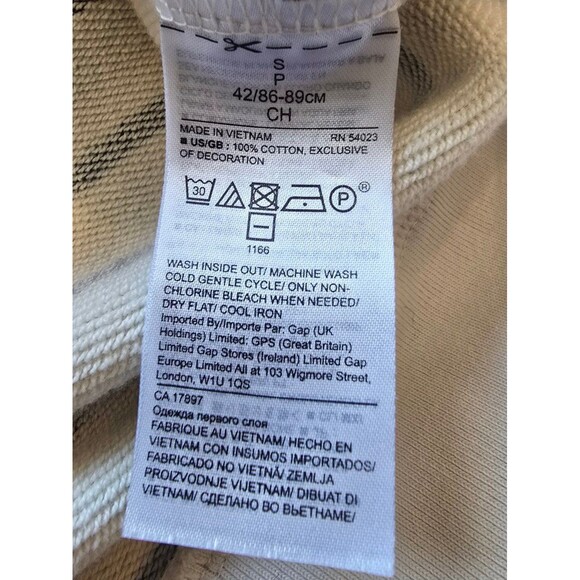 Banana Republic Striped crewneck women's size small - Picture 7 of 8